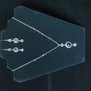 Lia Sophia Necklace & Earrings Set